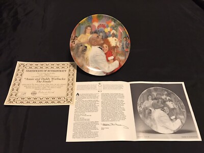 annieプレート４枚 Complete Set of 8 ANNIE Collector Plate Series w