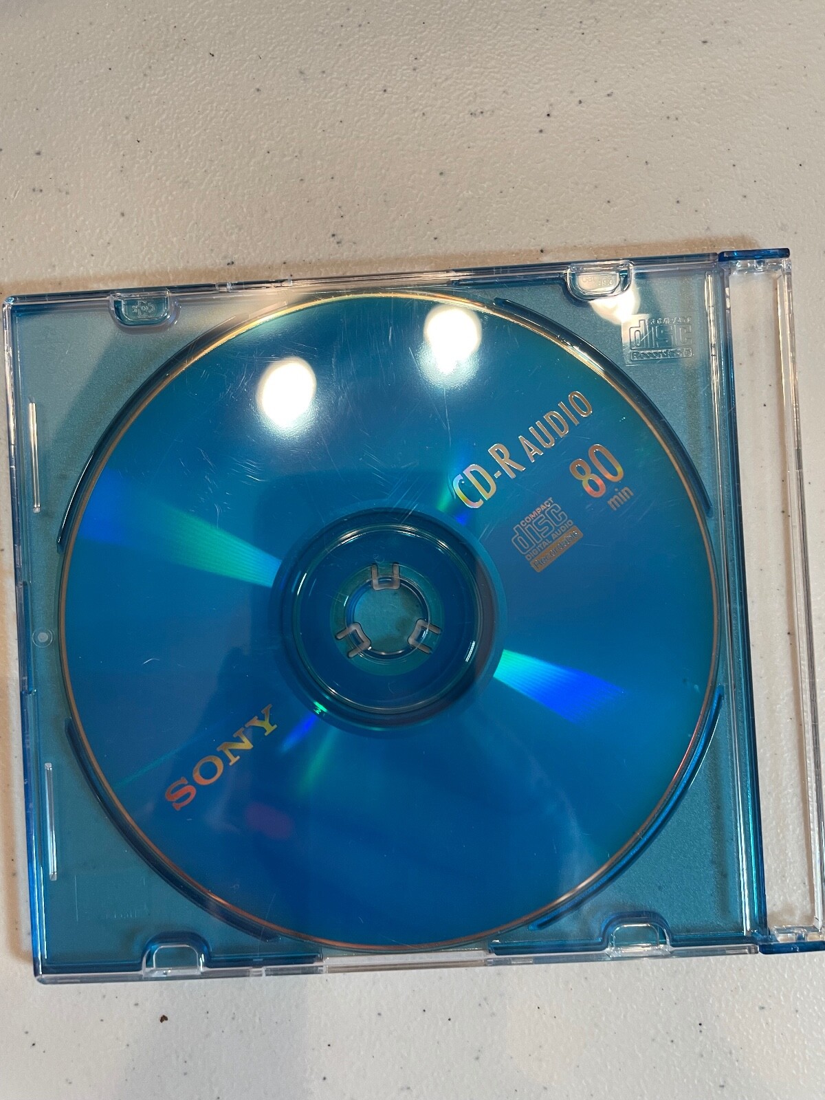 Sony CDR Audio Music 80 min Discs w/ Individual Cases Lot of 6 New