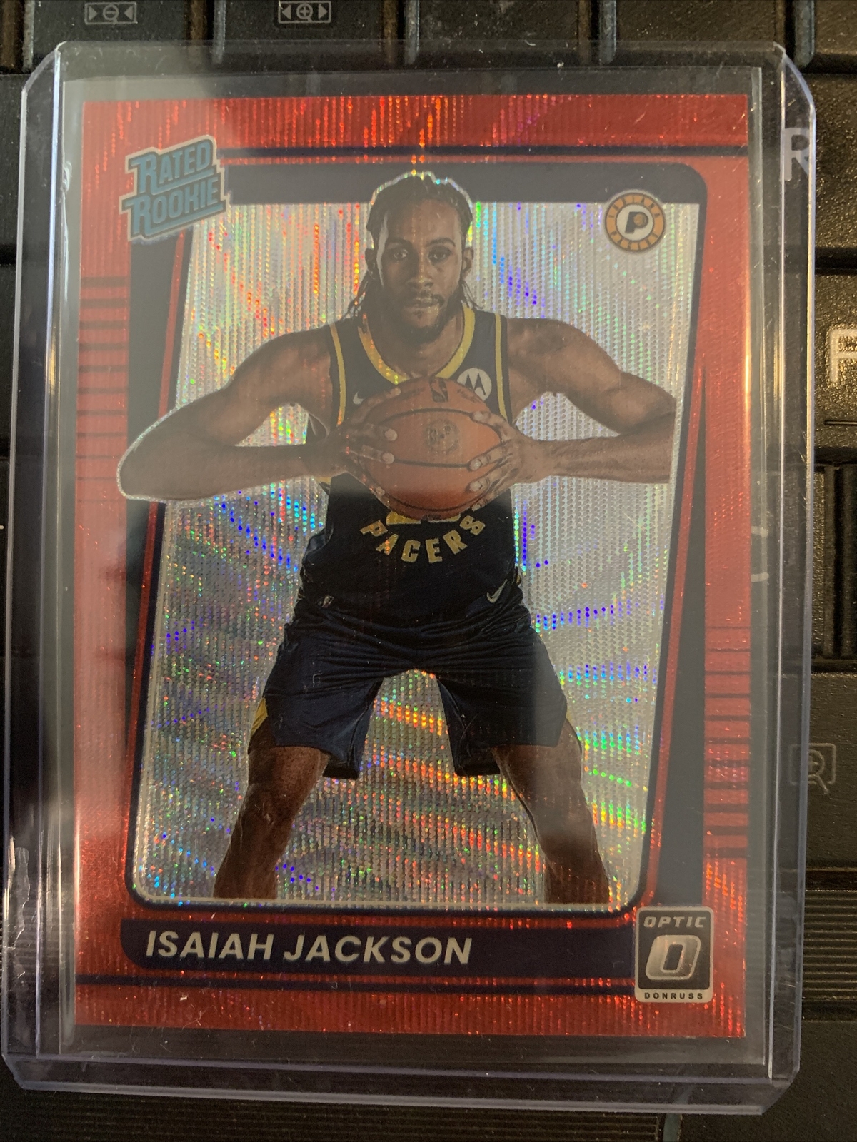 ISAIAH JACKSON 2021-22 DONRUSS OPTIC RED WAVE PRIZM RATED ROOKIE #167 FREE SHIP