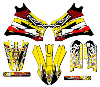 22-23 JR/ P3 CX 50 MAYHEM Gelbes Senge Grafikset Kompatibel Mit Cobra