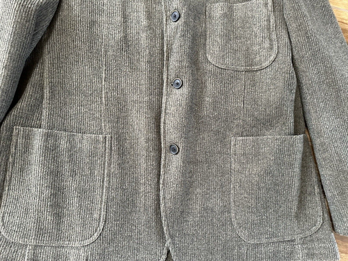 Tweed 100% Wool Blazer Sports Coat Men's 46R Two Button Double Vented Gray NEW - Picture 18 of 24