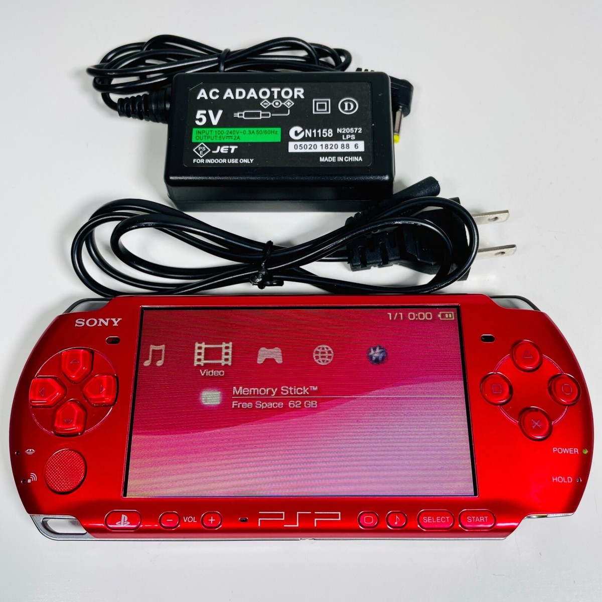 Red Psp 3000