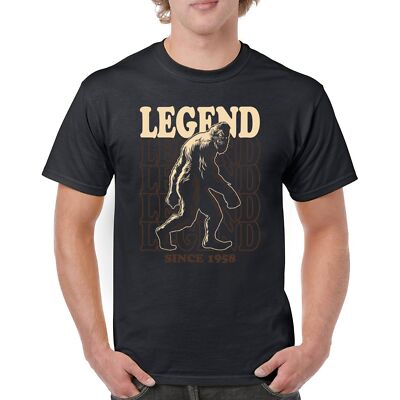 Bigfoot Legend Since 1958 T-shirt Funny Vintage Classic Sasquatch Men's Tee