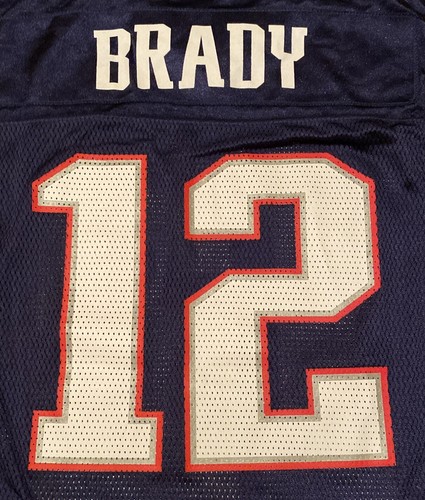 Rare New England Patriots Jersey - #12 BRADY - Reebok On Field - Size Adult M - Picture 9 of 9