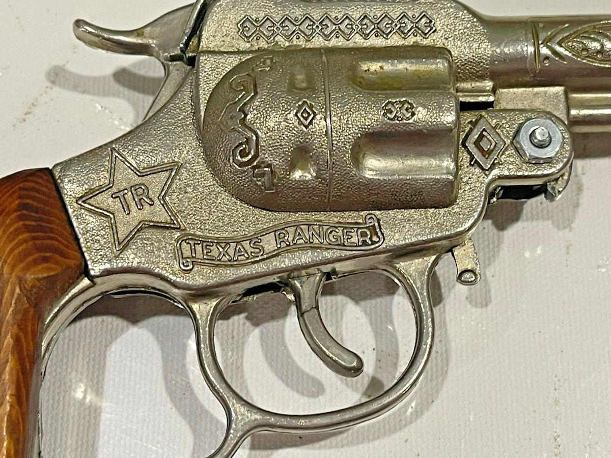 3 - Vintage 1950 Heavy Leslie-Henry “Texas Ranger” Cap Gun Toy