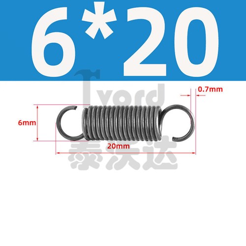 OD 3mm-20mm Expansion Springs Extension Tension Spring Wire Diameter 0.3mm-2mm  - Picture 92 of 254