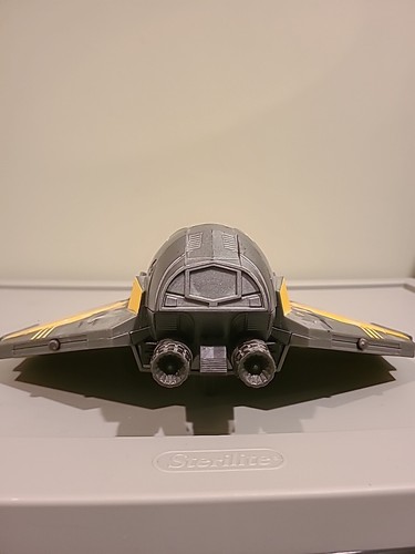Star Wars Anakin Yellow Jedi Starfighter ROTS 2004 Hasbro Incomplete - Picture 2 of 8