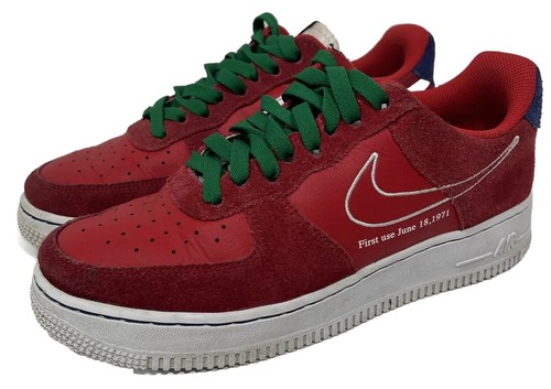 Size 7.5-Nike Air Force 1 Low First Use University Red  DB3597 600 - Picture 4 of 12