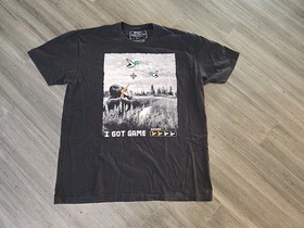 Riot Society NES Duck Hunt Nintendo Style Black T-Shirt Sz. XL Graphic Shirt Men