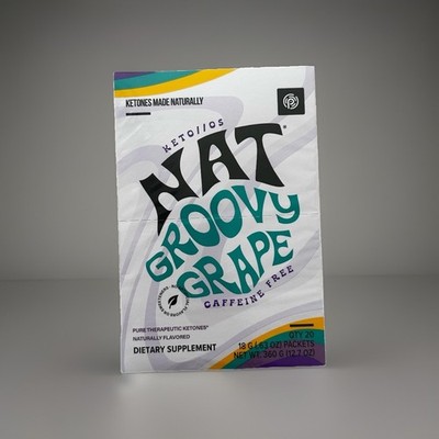Pruvit OSNAT Ketones GROOVY GRAPE CAFFEINE FREE-FREE SHIPPING EXP: 08/27 20 PK