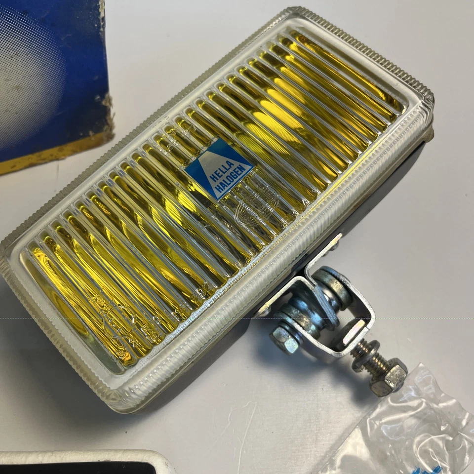 Hella 177 Fog Lamp With Cover New Old Stock VW BMW Mercedes Made in Germany - Image 3 of 4