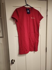 Womens Hot Pink Champion T Shirt Dress Size Xsmall