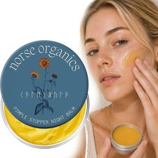 2026 - Norse Organics Pimple Stopper Night Balm 1oz Acne Spot Treatment