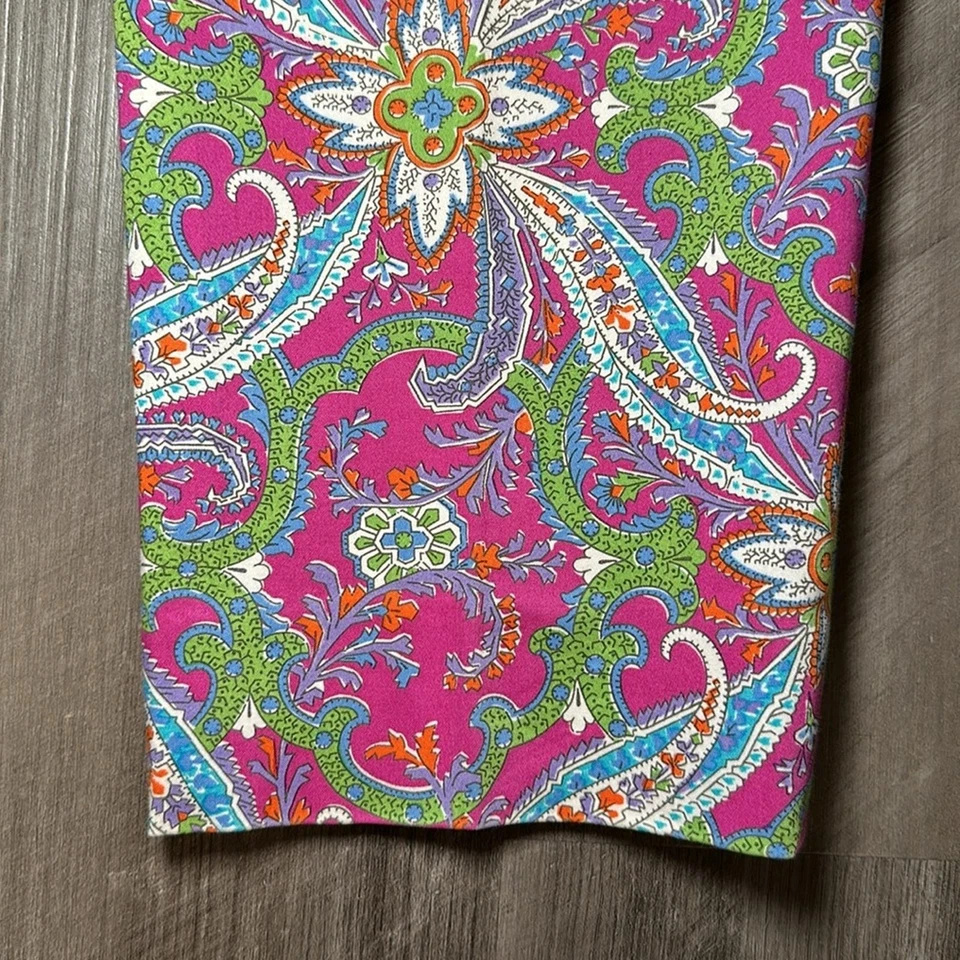 Ralph Lauren Blue Label Floral Paisley Casual Cotton Pants - 10 - Image 3 of 4