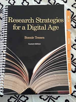 Research Strategies for a Digital Age - Bonnie Tenson - Good - See condition...