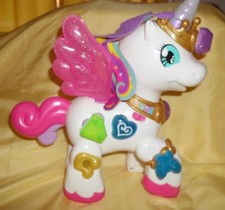 VTech Starshine The Bright Lights Unicorn Learning Toy Complete W/Charms WORKS