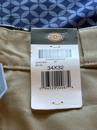 Dickies Double Knee Twill Work Men’s Pants Lurking Class Straight Leg 34X32 New! - Picture 7 of 12