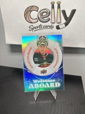 2024-25 Upper Deck Series 2 - Welcome Aboard Jesper Wallstedt #WA-5 (RC)