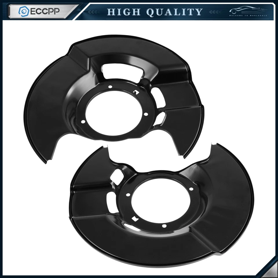 Front Brake Dust Shield Set Left & Right For 2003 - 2008 Honda Pilot Foto 2 de 4