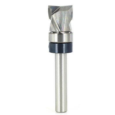 SICWOOD Solid Carbide Compression Flush Trim Router Bit 1/4 1/2'' Dia, 1/2''H