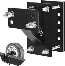 Spare Tire Carrier,Spare Tire Mount Boat Trailer Carrier Bracket,Heavy Duty Lock