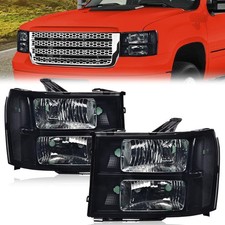 Headlights Assembly Compatible with GMC Sierra 1500 2007-2013