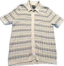 Abercrombie  Fitch Button Through Textured Shirt Men's Medium
