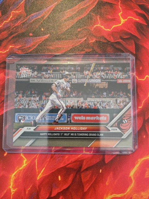 Jackson Holliday Topps Now Rookie Card RC Baltimore Orioles #498 2024
