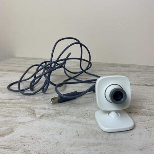 Microsoft Xbox 360 Official Live Vision Camera USB Webcam OEM X806235-007 Tested