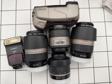 Minolta Vectis S-1 w/ 4 lenses kit