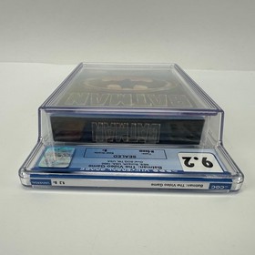 Batman: The Video Game Nintendo NES Sealed Game CGC Graded 9.2 B+ Seal