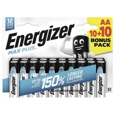 Image of Energizer Max Plus AA Battery Alkali-Manganese 1.5V 20 pc(s)