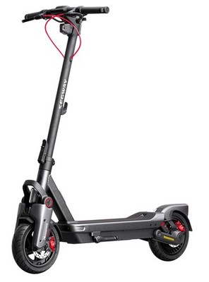 SEGWAY Ninebot KickScooter MAX G3 D E-Scooter (11 Zoll, Schwarz/Silber/Rot)