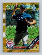 2019 Bowman Chrome #BCP-219 Mason Englert Prospects Purple Shimmer Refractor