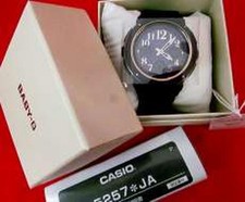Casio BGA-150PG Women's Quartz Analog Watch 10ATM Rubber Band Used