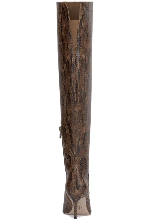 Jessica Simpson Mujer Verity Sobre la Rodilla Vestido Botas Tostado Oscuro 6,5 M Foto 4 de 4