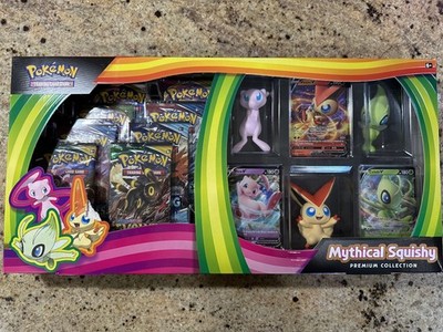 Pokémon TCG Mythical Squishy Premium Collection Box Factory Sealed