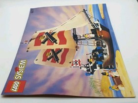 LEGO &reg; 6271 imperial flagship instructions pirates redcoats int. Shipp