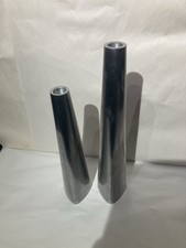 Loft Find2xCandle Stick Holders Polished Aluminium Type Metal Total Weight1.55kg