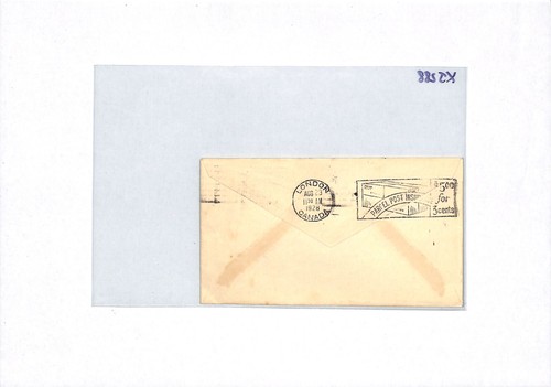 CANADA Air Mail Cover 1928 GOLDEN JUBILEE SPECIAL FLIGHT Toronto London XJ288 - Picture 12 of 12