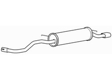 Quality Rear Exhaust Silencer Back Box for Volkswagen Polo CGGB 1.4 (2009-2015)