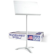 Manhasset Symphony Music Stand Premium Adjustable Durable Design White Matte