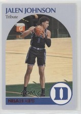 2021-22 Panini Chronicles Draft Picks Hoops Retro Pink Jalen Johnson #63 0b7