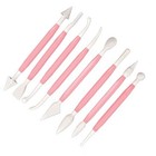 8-in- Decorating Sugarcraft Modelling Sculpting Tools Kit (Pink)