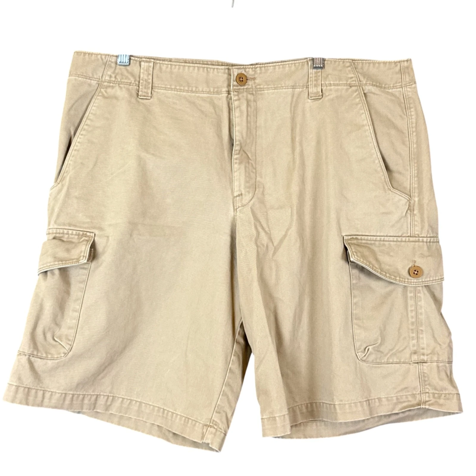 The North Face Cargo Shorts Mens 40 Canvas Cotton Khaki Color Ultility Casual