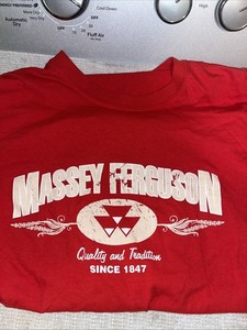 Massey Ferguson Red Graphic Tee Adults S  Worn Once Great Condition 100% Cotton