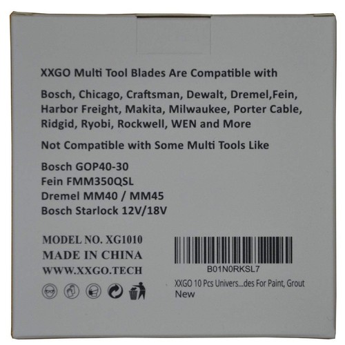 10 Pcs Universal 2 Inch Stainless Steel Oscillating Multi Tool Rigid Scraper ... - Picture 6 of 8