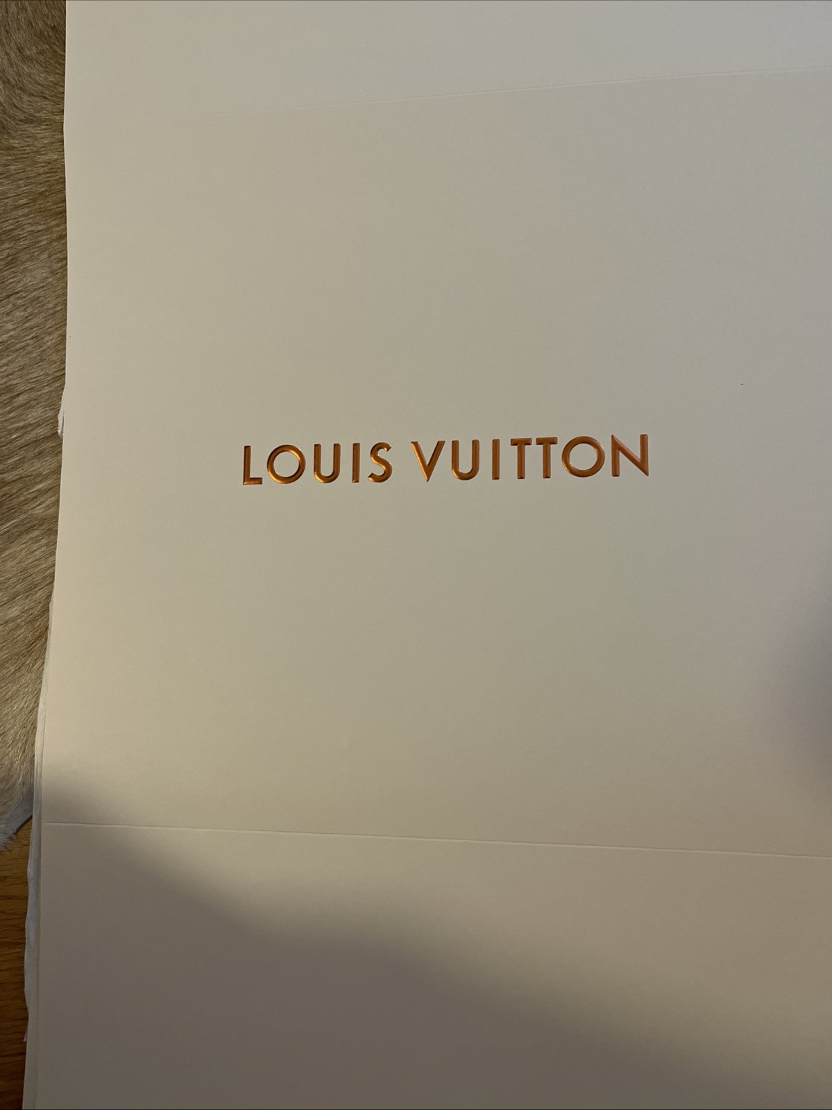 Louis Vuitton Deko Karton Verpackung Papier Papierbox