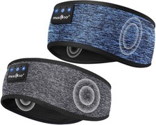MUSICOZY Bluetooth Headband 2-Pack   Wireless Music Sleep Headphones Set f