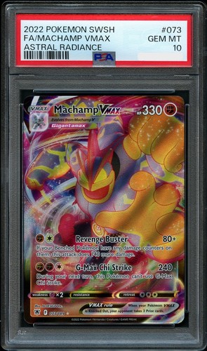 Pokemon Astral Radiance Machamp VMAX 073 PSA 10